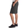C9 Champion Men's Mesh Shorts-10" Inseam, Railroad Gray/Ebony, L
