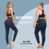 MOREFEEL Plus Size Leggings for Women with Pockets-Stretchy X-5XL Tummy