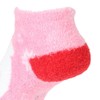 Small Planet Chiikawa Women's Thermal Socks, Fluffy Socks, Snow/Chiikawa, Pink