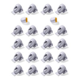 Cerradura Magnética Adhesiva Para Gabinete Infantil (blanco)