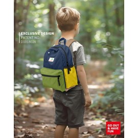 Preschool Backpack For Boys Girls, Mini Backpack For School & Travel, Child Backpacks, Kindergarten Elementary Toddler bag, 11" H, For Kids 2-4, Small