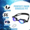 Cyfie Swim Goggles Unisex, Anti Fog No Leaking with Nose