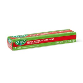 SPF 0 CURAD Triple Antibiotic Ointment Tube 1 oz - 2 PACK