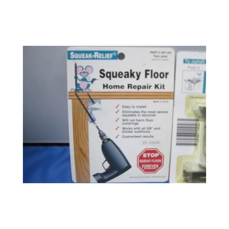 Squeak-Relief Lot of 2 Squeak Relief Squeaky Floor Home Repair