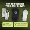 Stripebird - Original Performance Golf Glove Holder Case (Stealth Black)