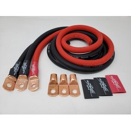 Sky High Car Audio 1/0 CCA Big 3 RED