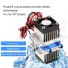 Thermoelectric Cooler, DC12V DIY Semiconductor Thermoelectric Cooler Peltier Refrigeration Water