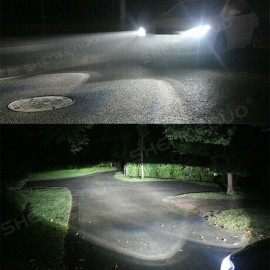 SHENKENUO Bombillos LED Focos Para Auto Carro H1 Luz De Coche Faros Faro Delanteros 2 PK