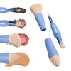 Alleyoop Multi-Tasker 4-in-1 Travel Makeup Brush Set – Compact Makeup