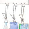 다용도 스텐 고리집게 욕실 주방 거실 후크 5P Multi-purpose Stainless Steel Clip Hooks for Bathroom, Kitchen, Living Room 5P