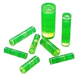 Driak Inclinometer Spirit Level Bubble-Tube Vial Mini Bubble Spirit Level Gradienter 6 * 15mm 7 * 26mm,8 * 31mm