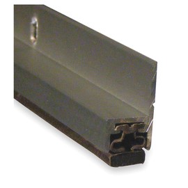 Pemko - 2815CM36 Magnetic Perimeter Gasketing, Clear Anodized Aluminum with Magnetic Insert, 36" L x 0.4375" W x 1" H