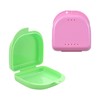 Dental Box Pack of 2 Braces Boxes Prosthesis Storage Container