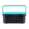 VBESTLIFE Plastic Fishing Bait Holder 2 Compartment Earthworm Lure Storage