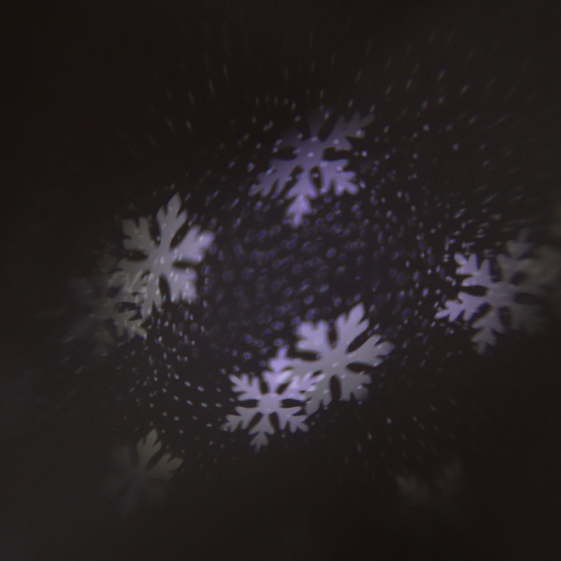 Christmas Tree Topper Lighted with Projector Christmas Star Tree Topper