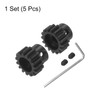 sourcing map MOD 1 M1 Pinion Motor Gear Set 2pcs