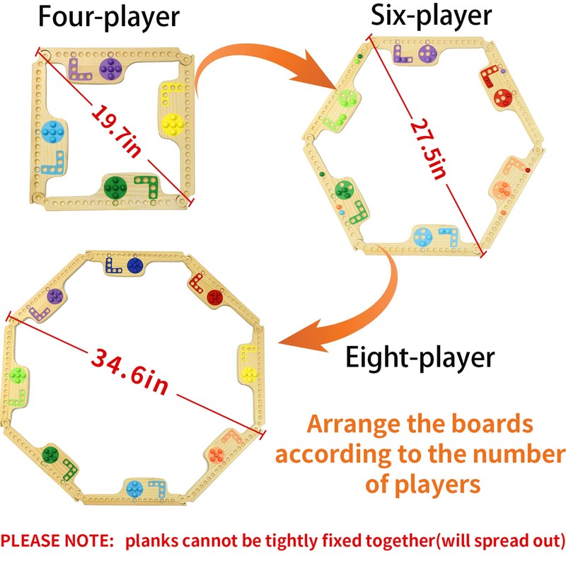 Grhonior Marbles and Jokers Board Game Pegs and Jokers Real
