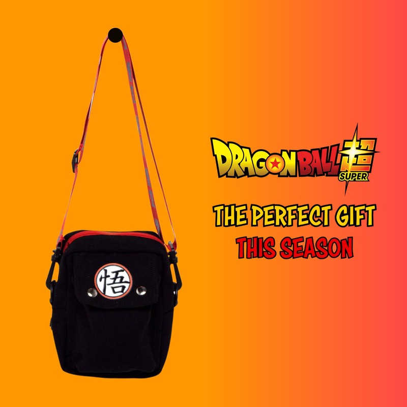 Dragon Ball Z Bag, Shoulder Bag in Classic Goku Design,