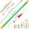 50 Feet Fiberglass Fish Tape Cable Rods, Electrical Wire Running