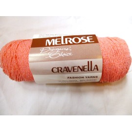 Melrose Designers Choice Cravenella Fashion Yarns New Coral