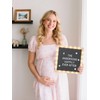 Changeable Felt Letter Board with LED Lights - 10×10" Message