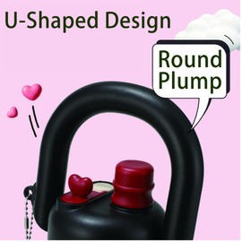 FunnyGifts Insulated Water Bottle with Straw Lid, Handle, Stainless Steel Water Bottle for Fitness and Sports BPA Free