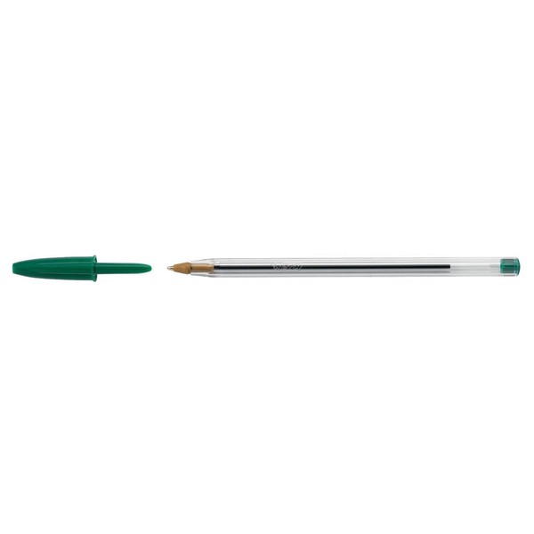 Bic Cristal Grip ballpoint pen with medium 1mm line width