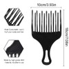 Afro Hair Comb Coarse Coarse Curl Comb with Handle Natural