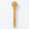 Bamboo Wood Shower Brush, L, Total Length: Approx. 14.4 inches