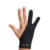 XPPen Painting Gloves, Small, Two Finger Gloves, Ambidextrous, Stain Resistant,