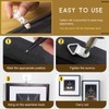 Rustark 110Pcs Small Triangle Ring Picture Hangers Frame Hanging Hangers
