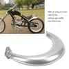Half Moon Banana Exhaust Muffler Pipe Steel Alloy for 2
