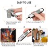 ZIGAGA HBCP022AH Kitchen Thermometer Stainless Steel Plastic Grey