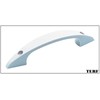 TERF® D-Shape Front Fix Pull Handle 100mm (4 inch) White