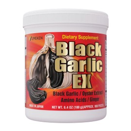 Umeken Black Garlic EX, Fermented Concentrate with Vitamin B, Allicin, Amino Acid, Fermented Black Garlic Supplement, Oyster Extract, Ginger, 2-3 Month Supply, 6.4 Ounce 180g Bottle, Pack of 1
