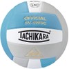 Tachikara Sensi-Tec Composite High Performance Volleyball, Powder Blue/White/Silver Gray (SV5WSC.PBWSL)