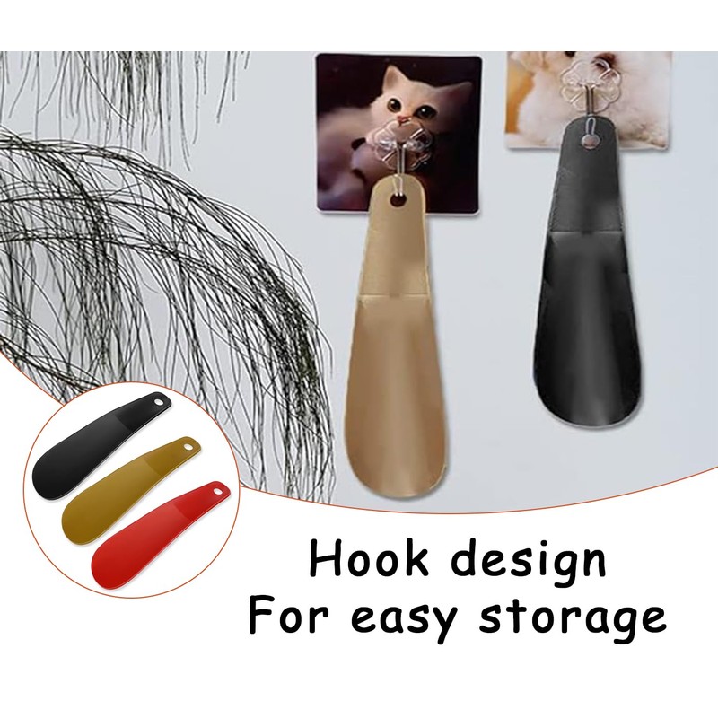 Pack of 6 Small Mini Shoe Horns Universal for All