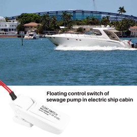 XIAOJUN Interruttore Un Galleggiante per Pompa di Sentina Automatico 12V 24V o 32V per Barca Yacht Marina Pompa sopra/off