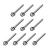 sourcing map M3 x 40mm 304 Stainless Steel Phillips Pan