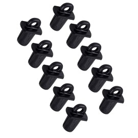 Universal Replacement of Exterior Sun Shades Outdoor/Indoor Roller up Blinds (5-Pack end Cap, Black)