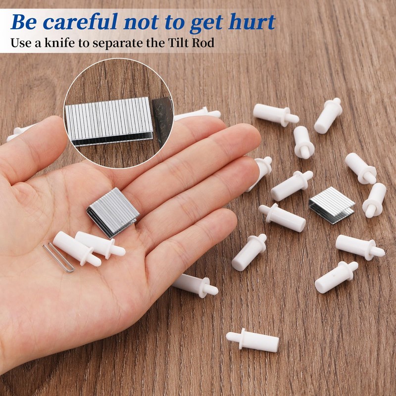 40 Pieces Plantation Shutter Repair Tool Set 20 Pcs Louvers