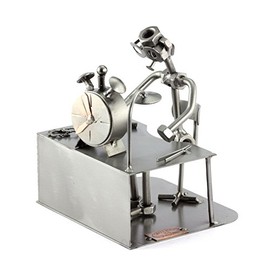Steelman24 I Nuts and bolts sculpture Clockmaker I Handmade ornaments I Made in Germany I I Metal figurine