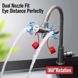 Eye Wash Unit Faucet Mounted Emergency Eyewash Stations for Sink Attachment