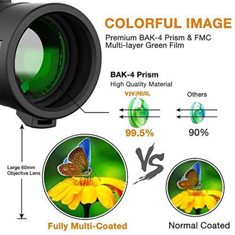 Monocular Telescope High Power HD Night Vision Monoculars for Outdoor