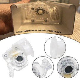 eMagTech eMagTech 2Pcs Venetian Blind Tilt Mechanism 50x40mm Venetian Blind Spares Parts Tilter Control Mechanism Fits 6mm Hexagon 50mm Wooden Venetian Blinds