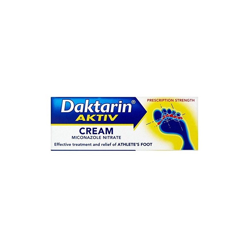 Daktarin Aktiv Athlete's Foot Cream (15g) - Pack of 2
