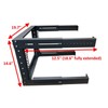Kenuco 6U Adjustable Depth Wall Mount Open Frame Steel Network