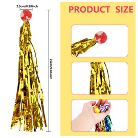 120 Pcs Comet Balls Bouncy Super Balls Bulk with Streamers Assorted Colors Rubber Bouncy Balls for Kids Birthday Party Favors Goodie Bag Stuffers