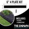 Tie Down 48 inch x 6 inch Metal Landscape Edging