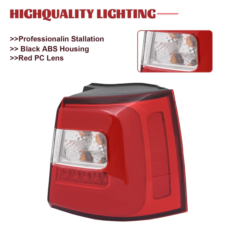 PIAOYUE- For 2013 2014 2015 Kia Sorento Outer Tail Light